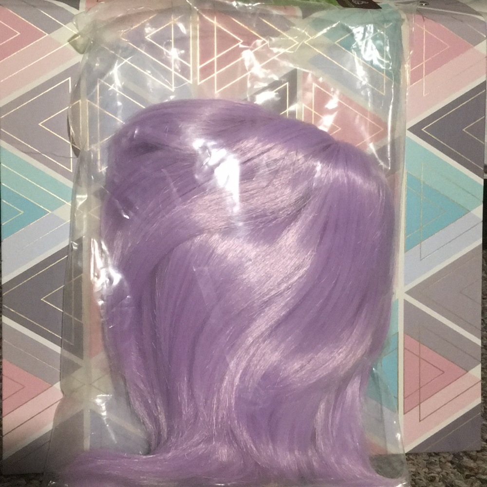 Purple wig